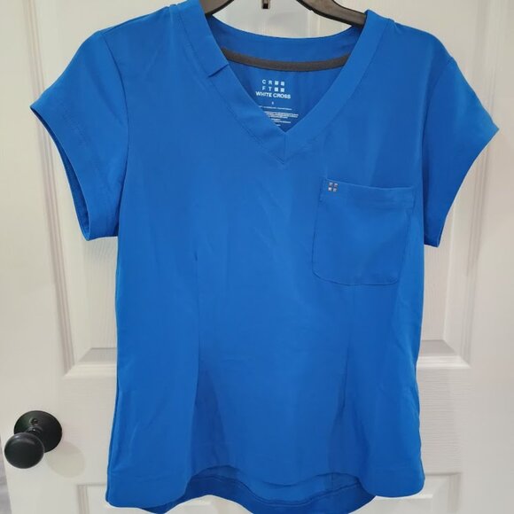 WHITE CROSS WOMEN'S SCRUB TOP & Bottom Jogger Combo 4 WAY STRETCH. - Picture 2 of 16